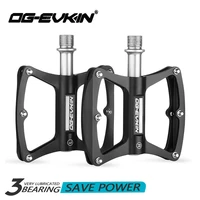 og evkin pd 001 bicycle pedals 3 sealed bearing aluminum alloy anti slip ultralight black road mountain bike bicycle parts