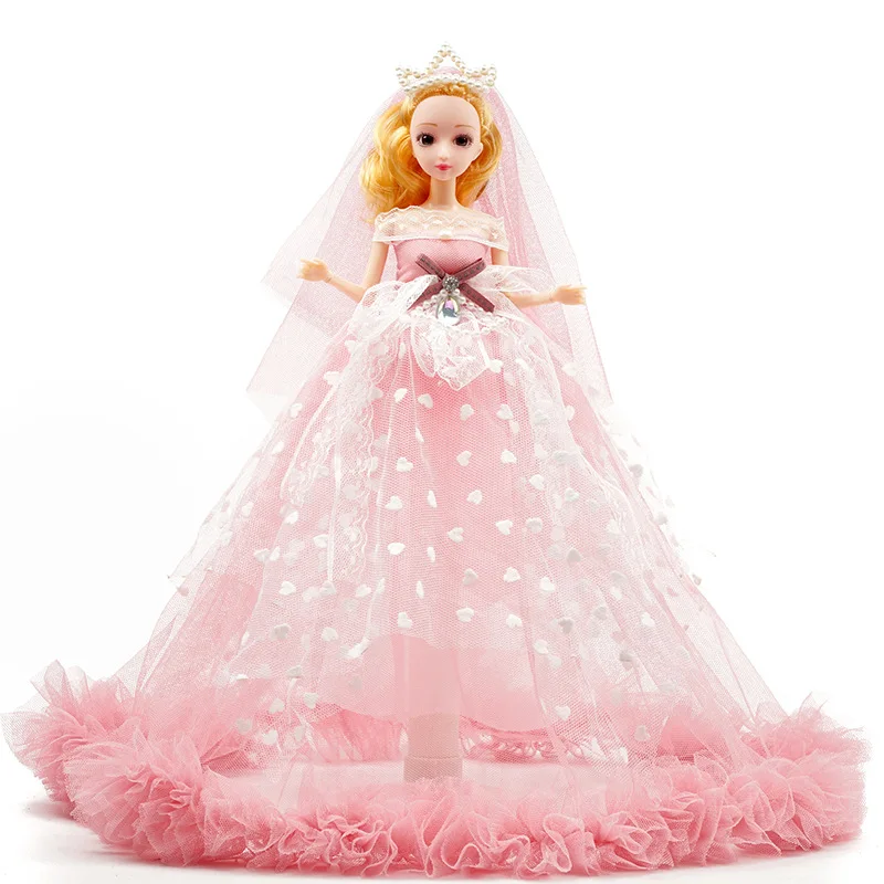 

Doll Toy Wedding Dress Princess Girl Children Student Activity Gift Toy 40cm Bag