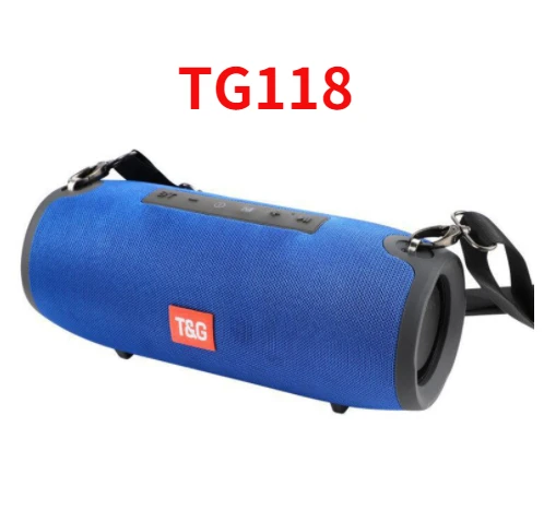 

TG118 Беспроводная Bluetooth Портативная колонка для военного барабана внешняя звуковая колонка 3D стерео 20 Вт сабвуфер высокой мощности