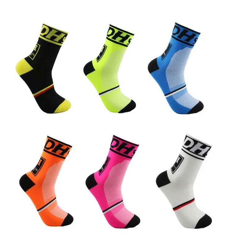 

Cycling Socks Compression Antislip Bike Bicycle Racing Running Breathable Sport Socks for Men and Women Sports
