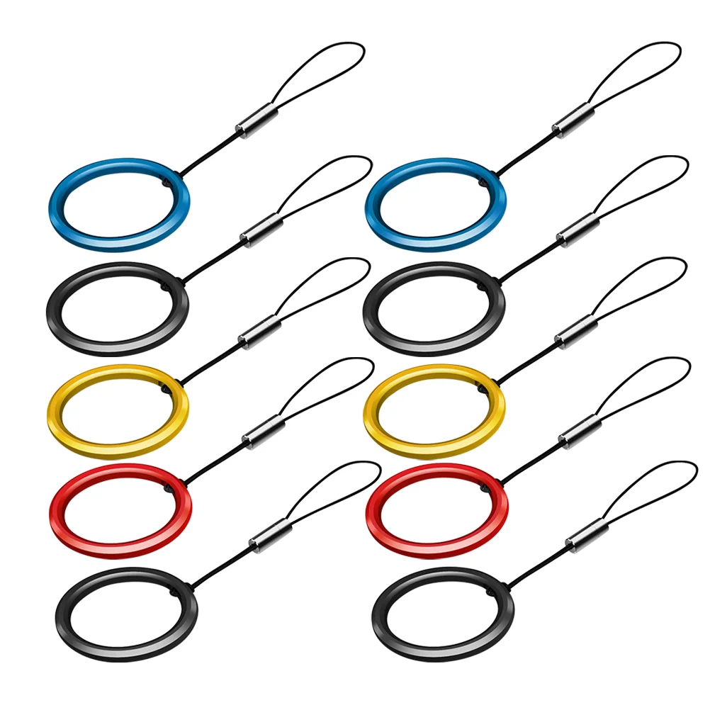 

Lanyard Mobilehand Strap Finger Case Ring Cell Keychain Grip Carrying Circlekeyring Anti Lost