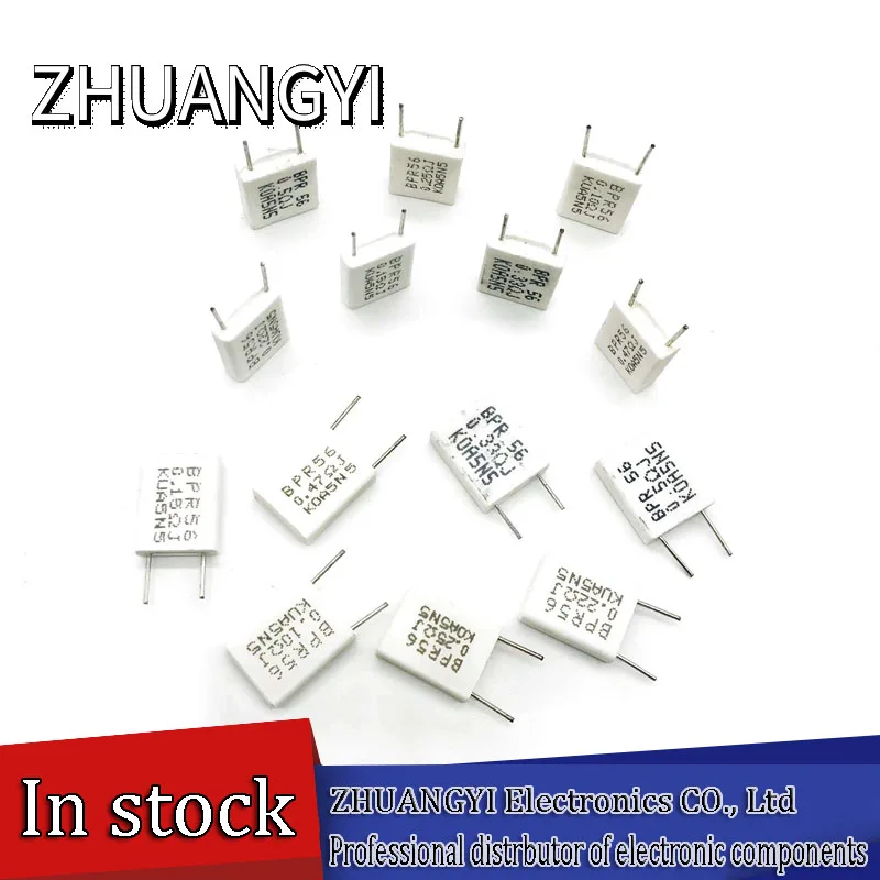 

10pcs BPR56 5W 0.001 0.1 0.15 0.22 0.25 0.33 0.5 ohm Non-inductive Ceramic Cement Resistor 0.1R 0.15R 0.22R 0.25R 0.33R 0.5R