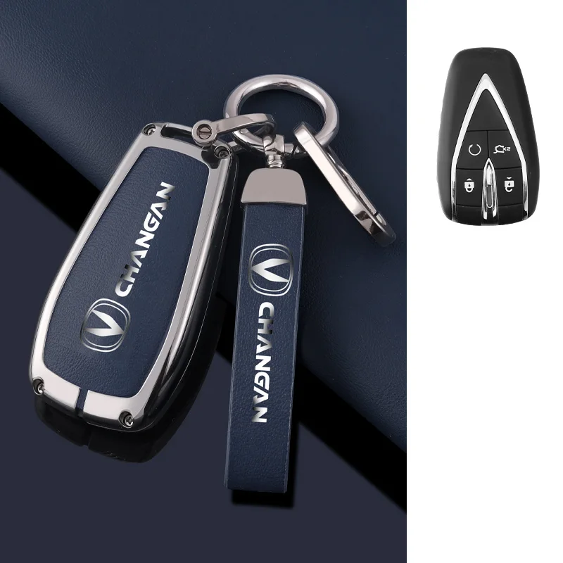 

Автомобильный чехол для ключей из цинкового сплава, брелок для Changan UNIT UNIK CS35PLUS CS55 PLUS CS75 PLUS Oshan X7 X5, автомобильный брелок, аксессуары