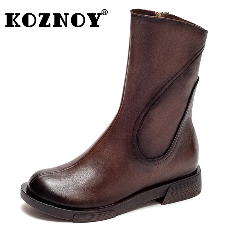 

Женские ботинки челси из натуральной кожи, на молнии, 3 см