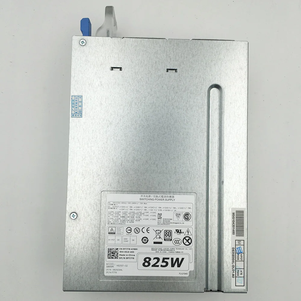 Блок питания для рабочей станции DELL T7910 T5810 T7810 T7610 W1FJK 0FT7T6 825 Вт H825EF-02