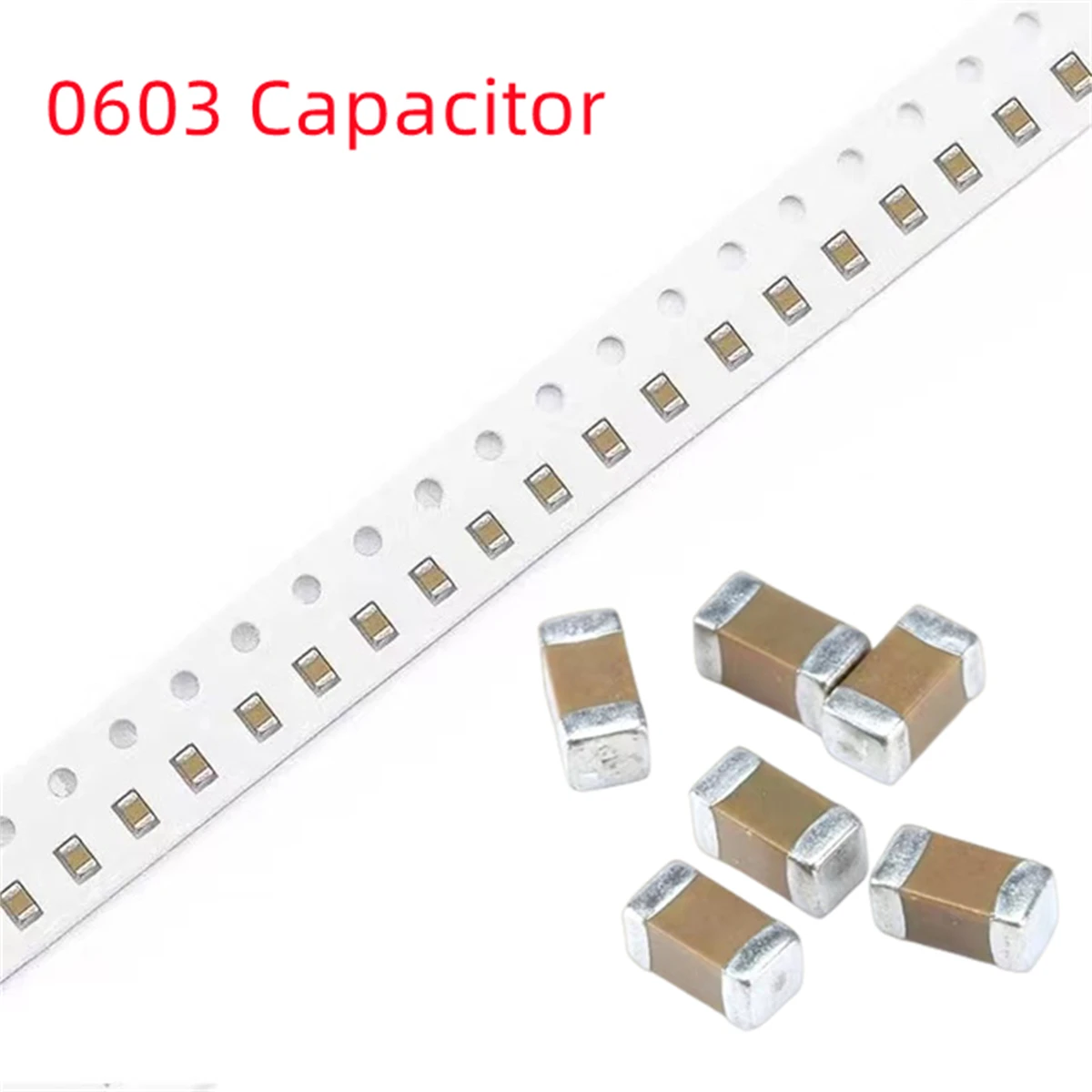 B 30pcs/Lot 0603 SMD Chip Multilayer Ceramic Capacitor 0.5pF - 10uF 10pF 100pF 1nF 10nF 15nF 100nF 0.1uF 1uF 2.2uF 4.7uF