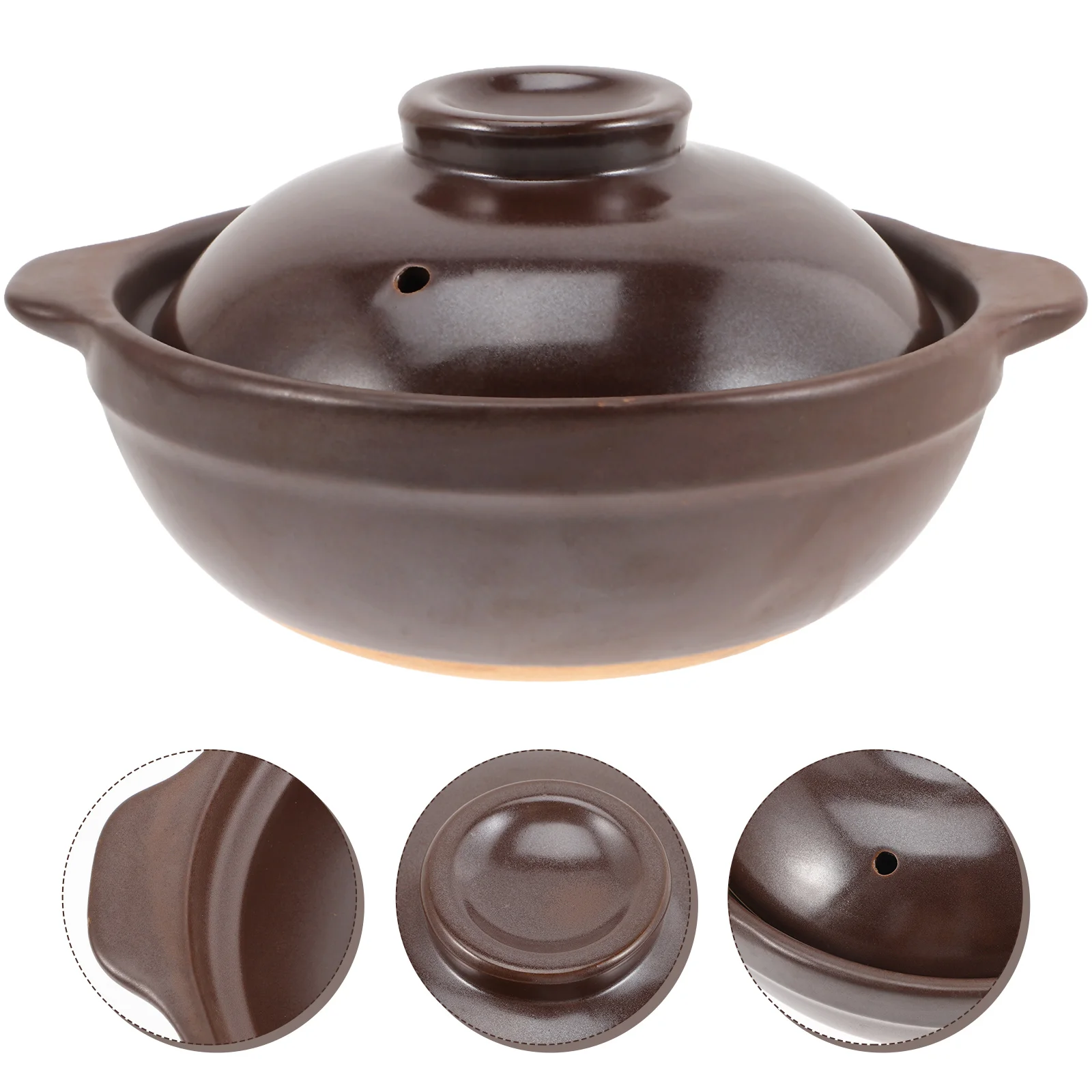 

Pot Casserole Clay Cooking Stew Ceramic Souppan Hot Pottery Dish Pasta Lidwith Cookware Noodle Kitchen Stockpot Stove Coffee