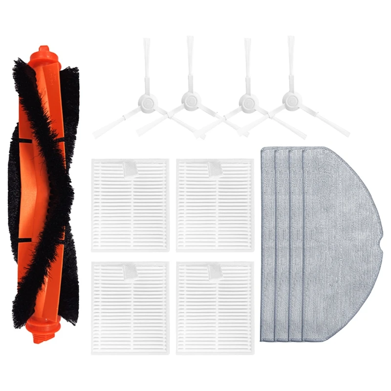 Для Xiaomi S20/D106 Сменная основная боковая щетка HEPA-фильтр Швабра Pad Запасные части