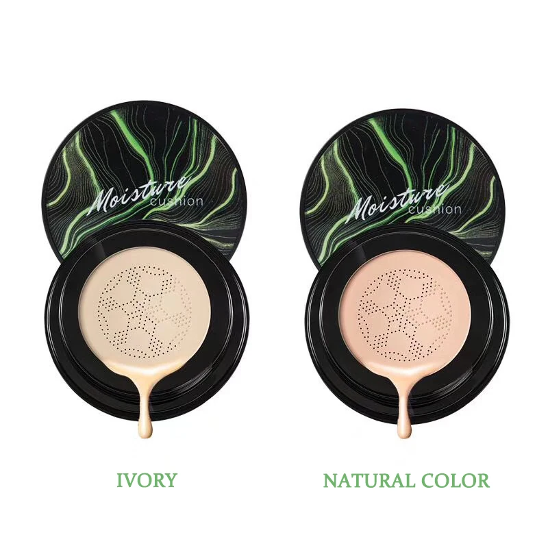 

1 Pcs Mushroom Head Air Cushion CC Cream Natural Moisturizing Foundation Concealer Whitening Oil-control Makeup BB Cream