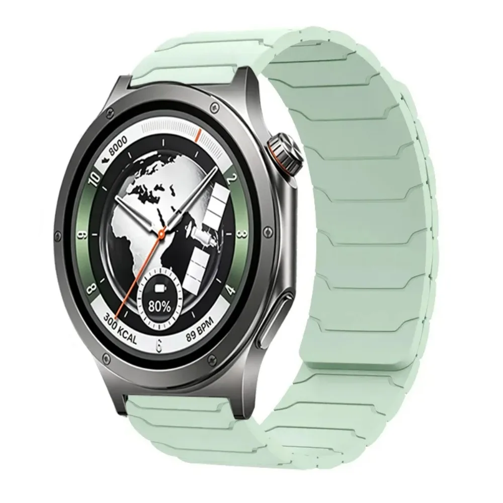 Фото Мягкий силиконовый ремешок 20 мм 22 мм для Oneplus Watch 4 3 2R Lite, магнитный браслет для OPPO Watch S X3 X2 X, Amazfit Bip 6 5 Max Band №4