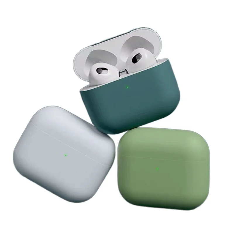 

2021 Official Soft Liquid Silicone Case For AirPods 3 Wireless Bluetooth Earphone Protective Case For Apple airpods 3 Cover Case