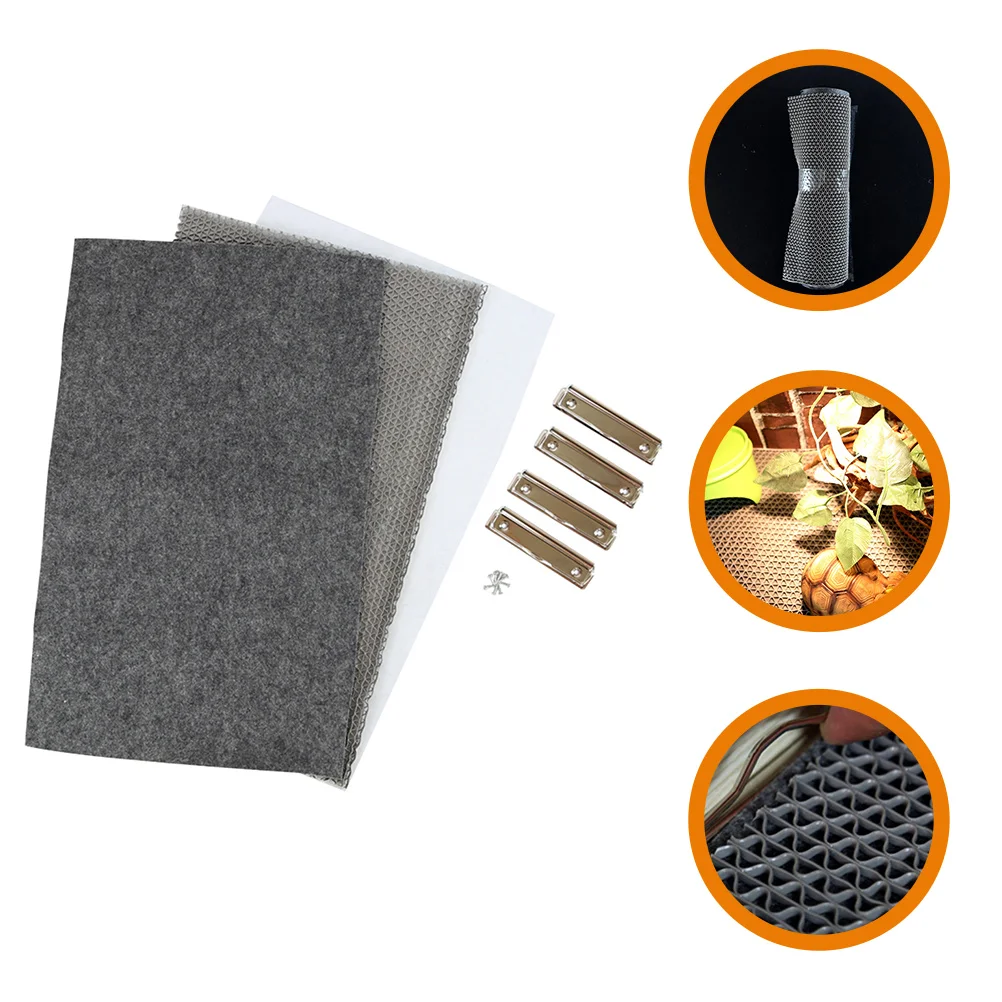 

3 1 Tortoise Mat Wear-resist Reptile Carpet Snake Substrate Case Liners Turtle Lizard Carpets Terrarium Bedding Portable