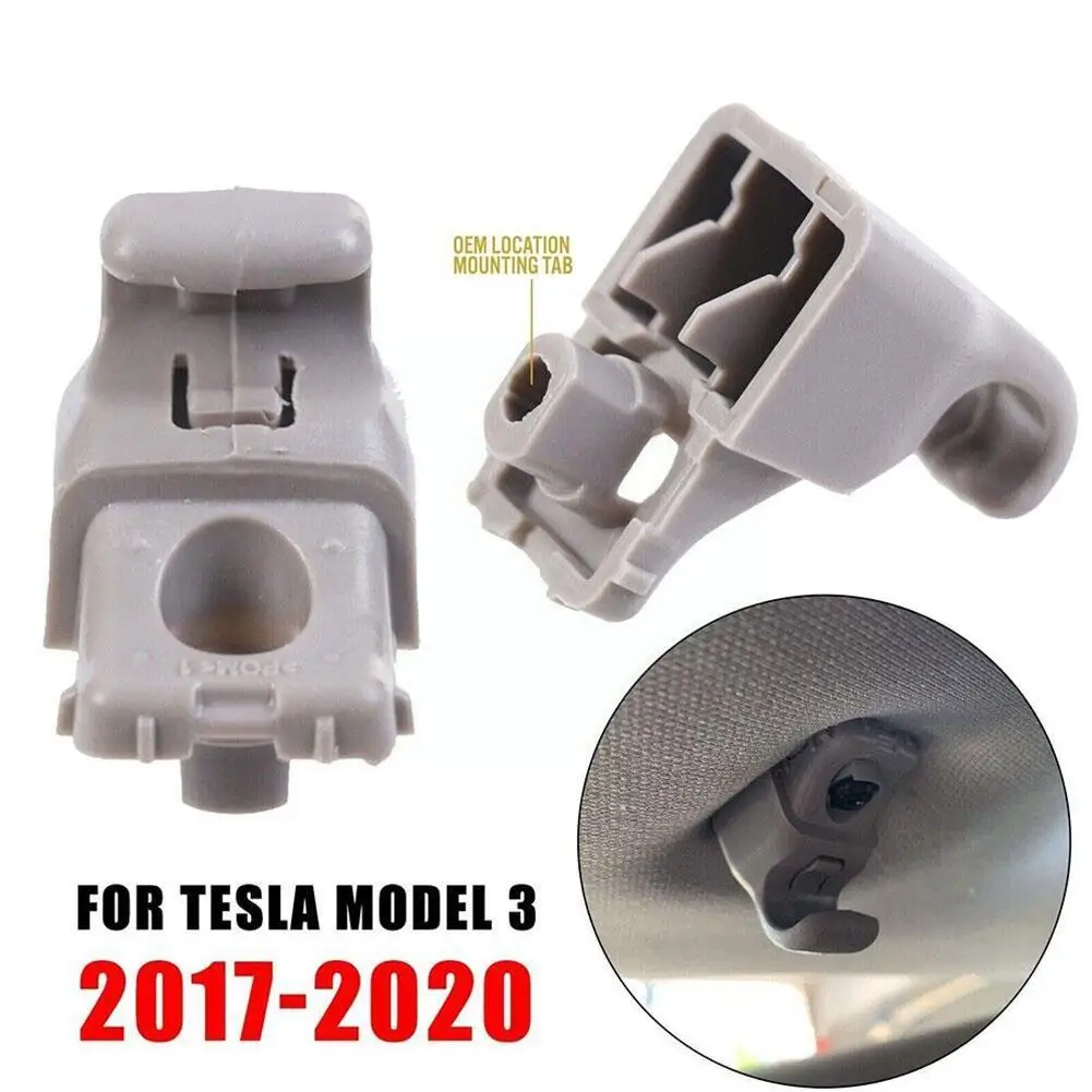 

1Pcs Sun Visor Hook Sun Visor 113099300A 2017-2020 For Tesla Model 3 Replacement Clip For Repair Car Accessories A4F5
