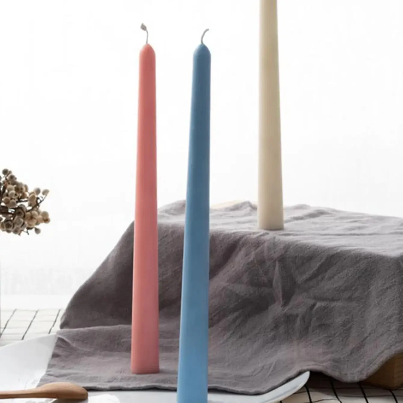 1 Шт. Акриловая Форма Для Свечей С Круглой Головкой И Длинным Фитилем Восковая