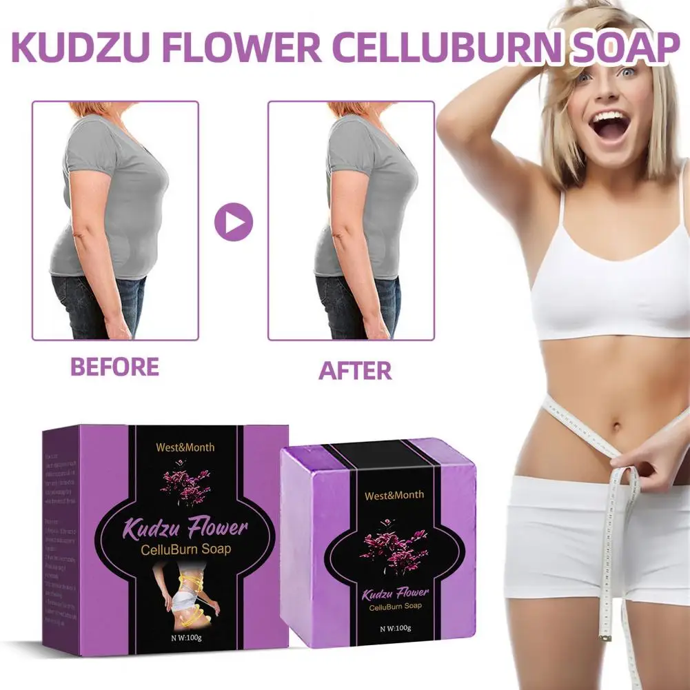 100 г мыло для здоровья легкое в использовании Kudzu сжигания жира женское душа