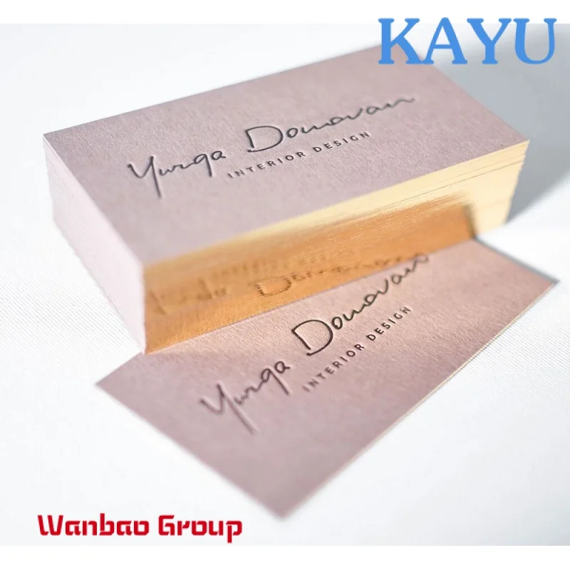 

Custom Design Luxury 600gsm Cotton Paper Cardboard Gold Silver Foil Embossed Business Cards