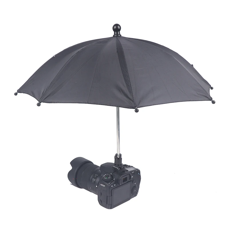 

1PC Black Dslr Camera Umbrella Sunshade Rainy Holder For General Camera Photographic Camera Umbrella