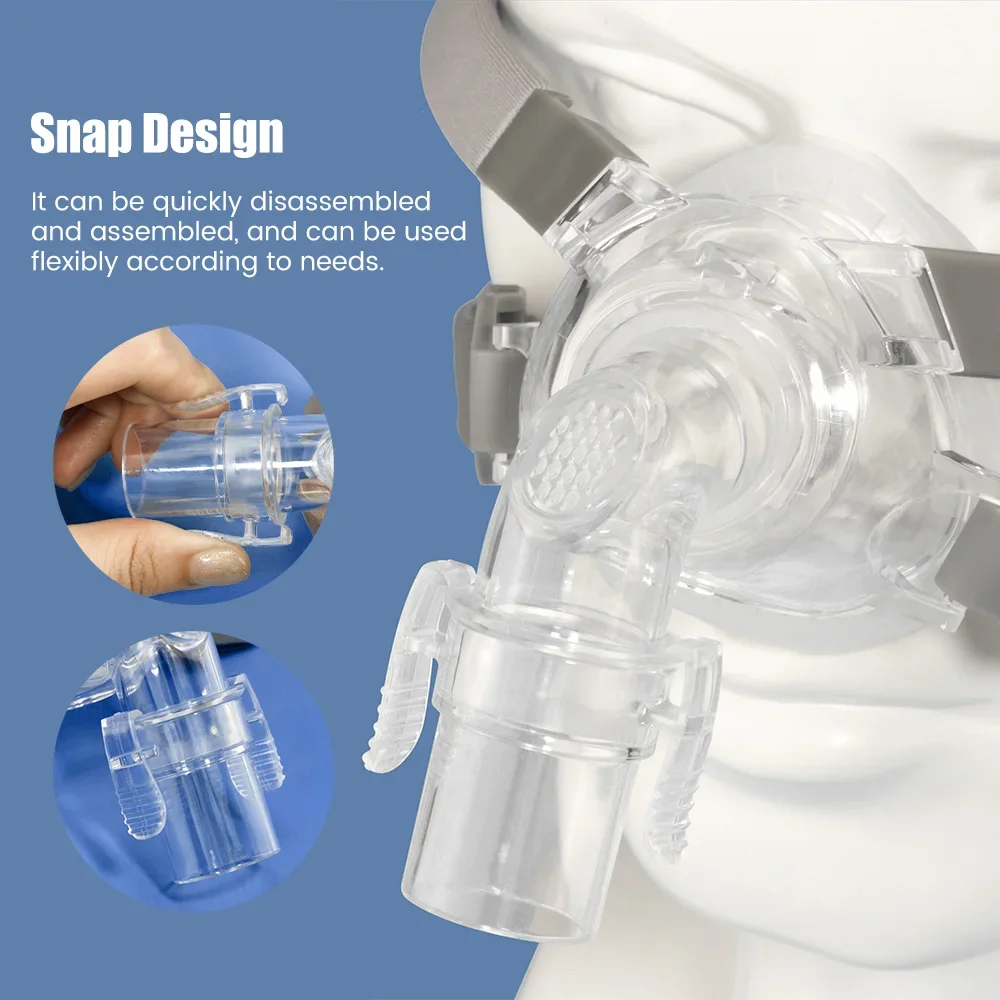 Фото Назальная маска для CPAP, силиконовые гелевые подушечки для авто CPAP, апноэ во сне, носовая маска, губка против храпа, аксессуары для маски для рта №3