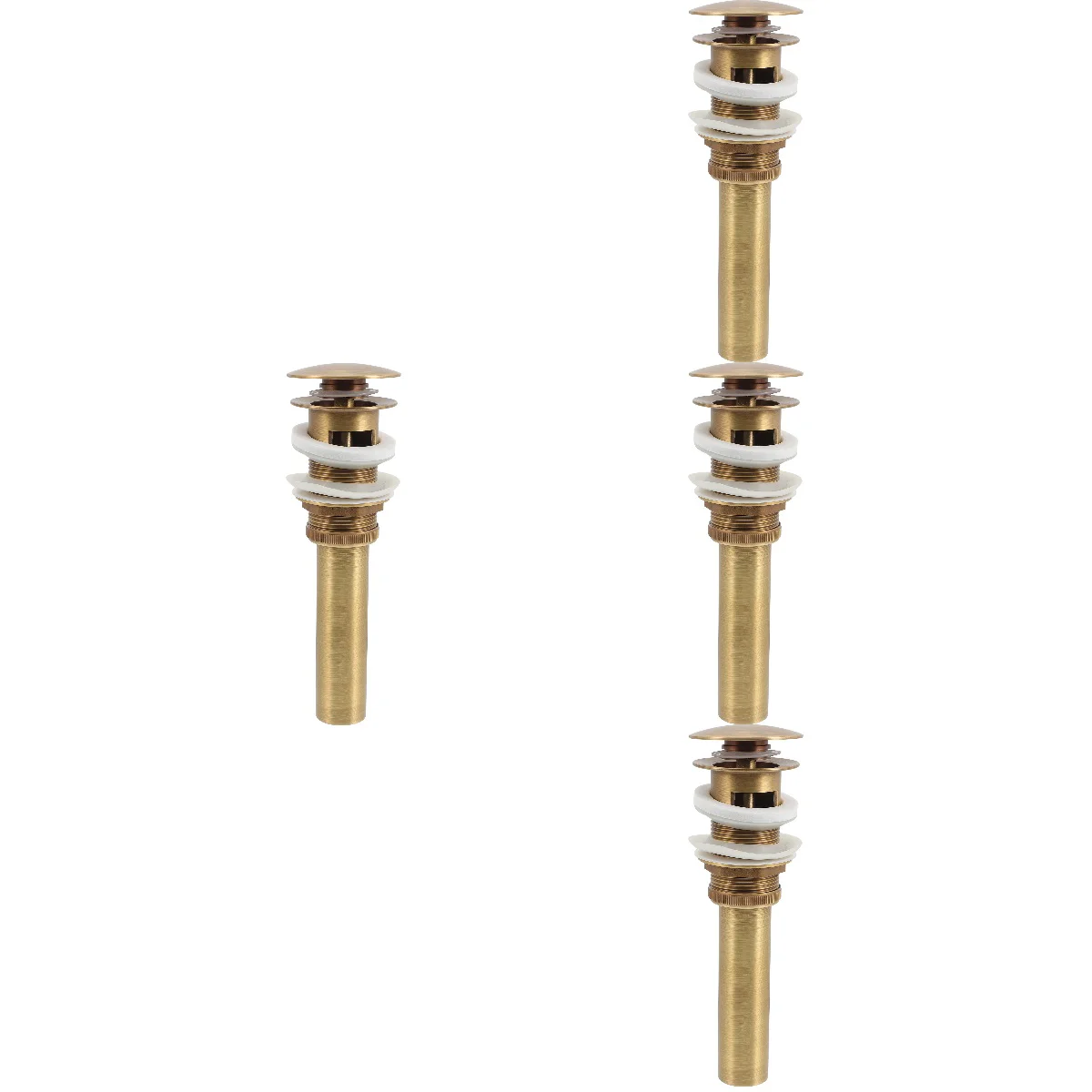 

4pcs Pop-up Sink Plug Strainer European Style Sink Drain Strainer Plug for Bathroom