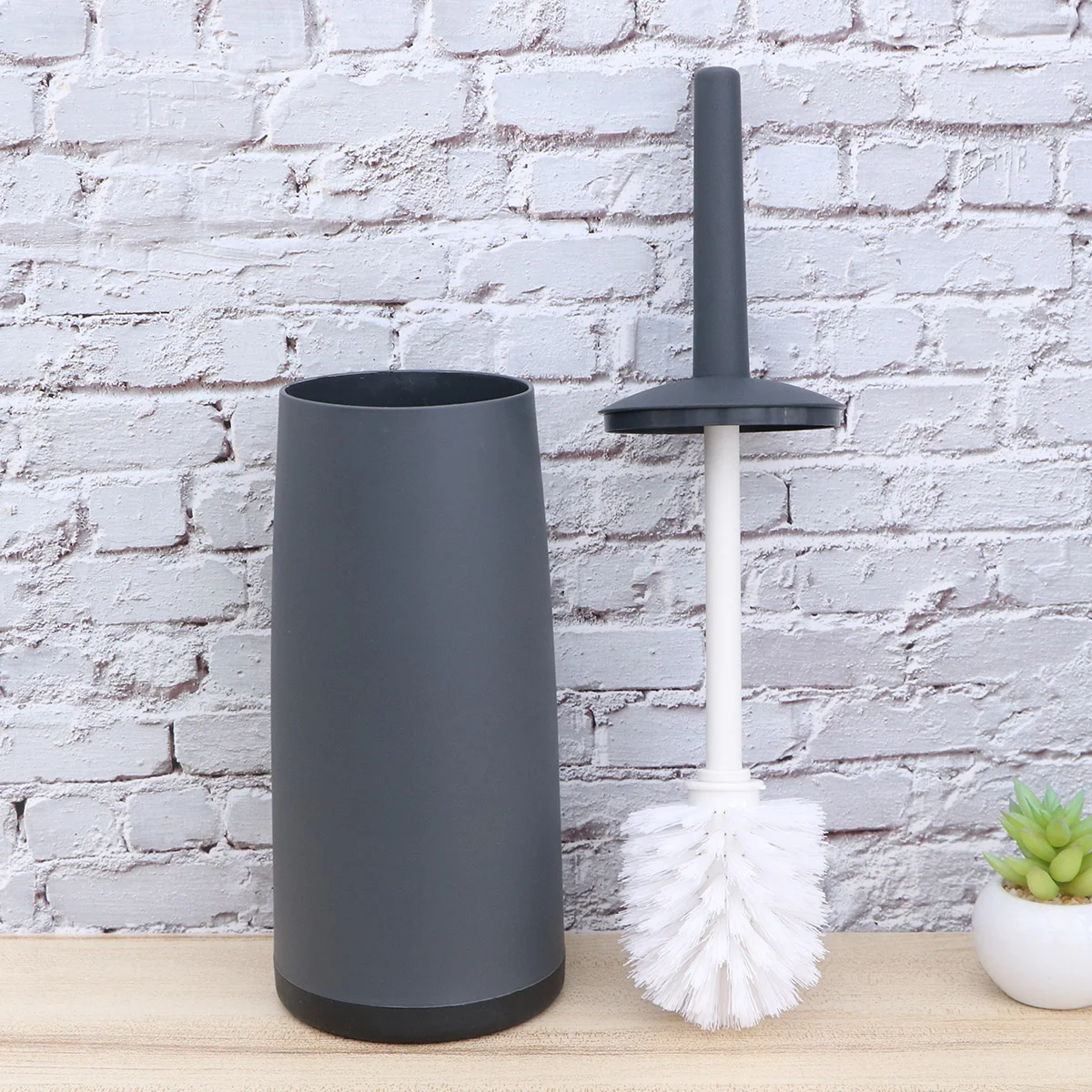 Компактная щетка для унитаза на нескольких местах и набор держателей с длинной