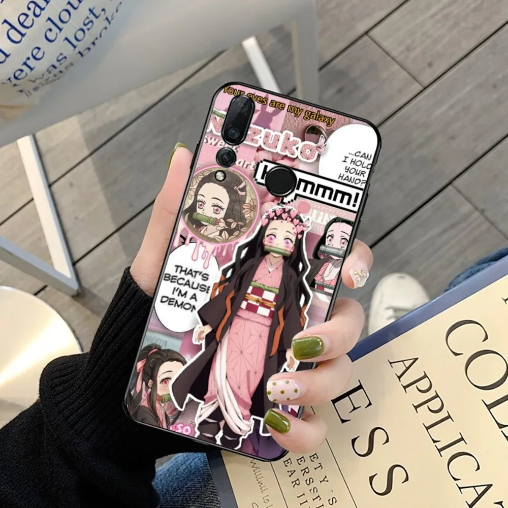 Cute N-Nezuko K-Kamado Phone Case For Huawei Y9 6 7 5 Prime Enjoy 7s 8 Plus 7a 9e 9plus 8E Lite Psmart Shell