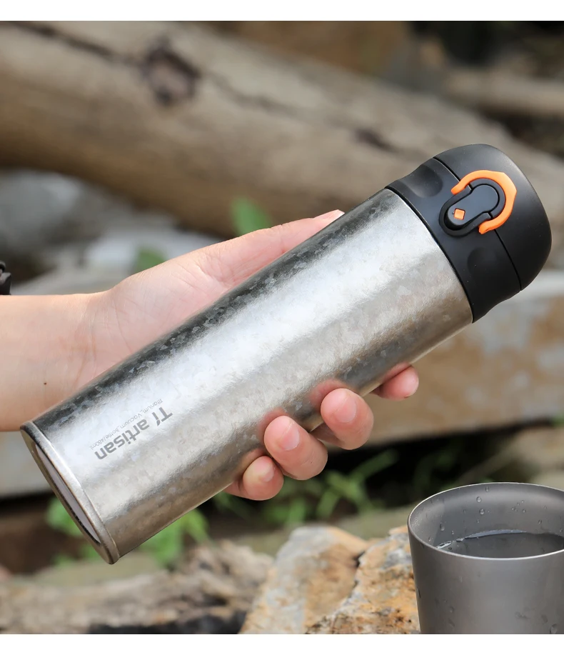 

Titanium Thermos Vacuum Bottle Warm Cold Keeping Pot Travel Leak Proof Coffee Tea Water Cup Double-walled Flask