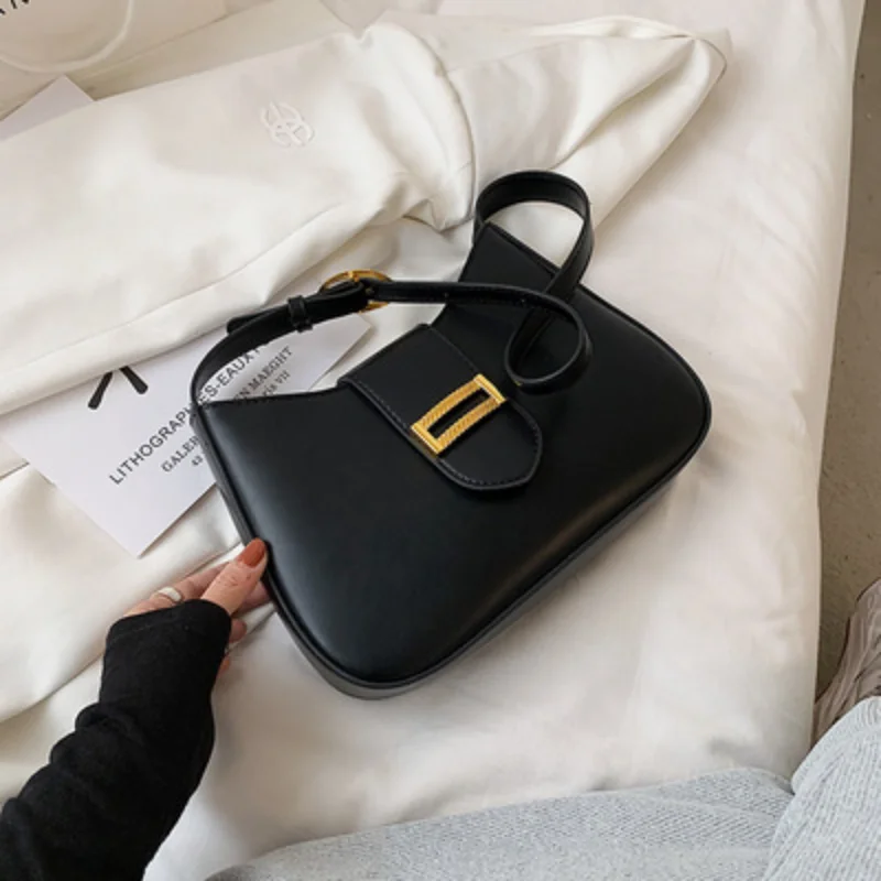 Fashion Exquisite Shopping Bag Retro Casual Women Totes Shoulder Bags Female Leather Solid Color  Handbag for Women 2023 Spring