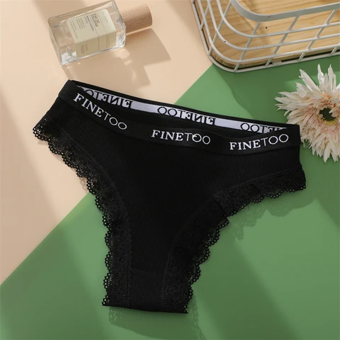 FINETOO Женские хлопковые стринги