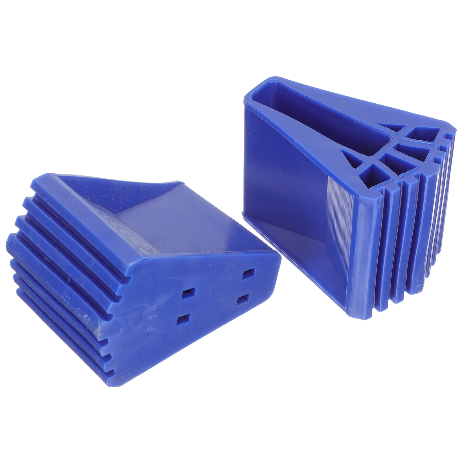 

2 Pcs Ladder Non- Mat Non-skid Leg Pad Black Rubber Mat Sets Feet Apartment Rubber Accessory Home Bumpers