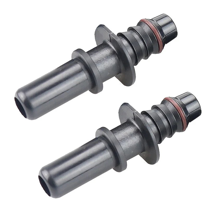 

2Pcs Male Line Hose Quick Connect Disconnect Connector Adaptor Joint 11.8mm SAE 3/8" PA12/PA66 Fit for Fuel Gas Fluid Types FKM