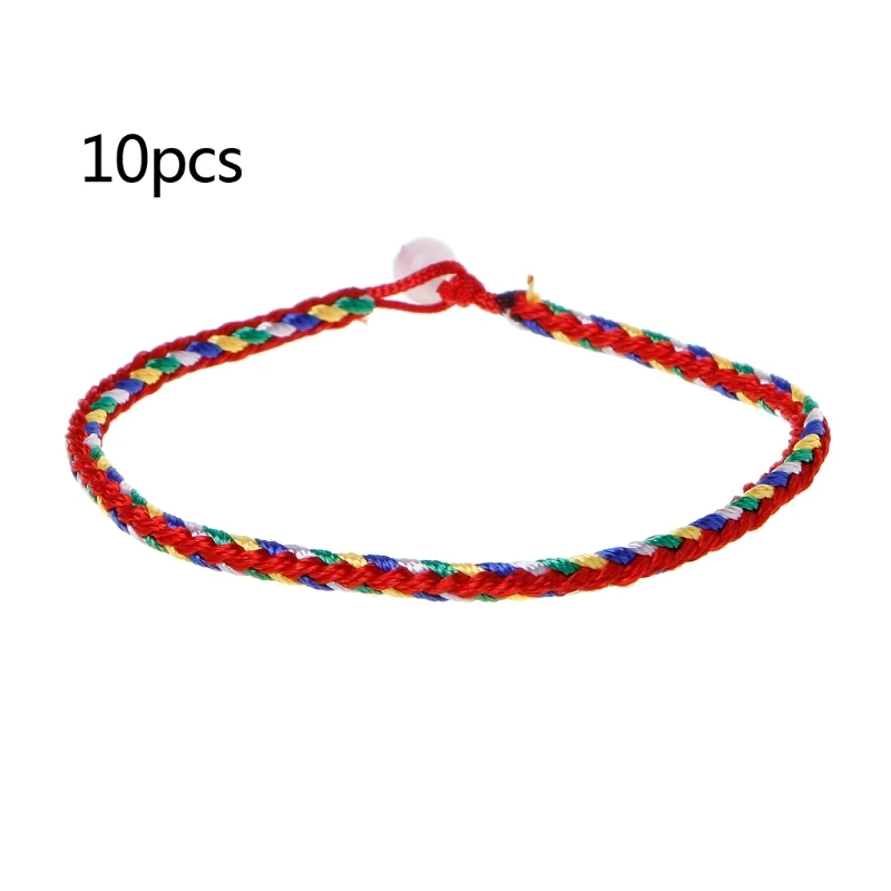 

10x Handmade Red String Braided Bracelet Dragon Boat Festival Kabbalah Bracelets