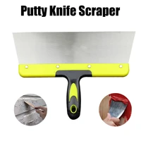 putty knife handle stainless steel paint scraper taping knife for repairing drywall removing wallpaper plaster cement