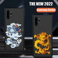 unique red gold dragon soft silicone cover for samsung galaxy s7 edge s9 s10e s20 s21 note 8 9 10 20 ultra plus phone case etui