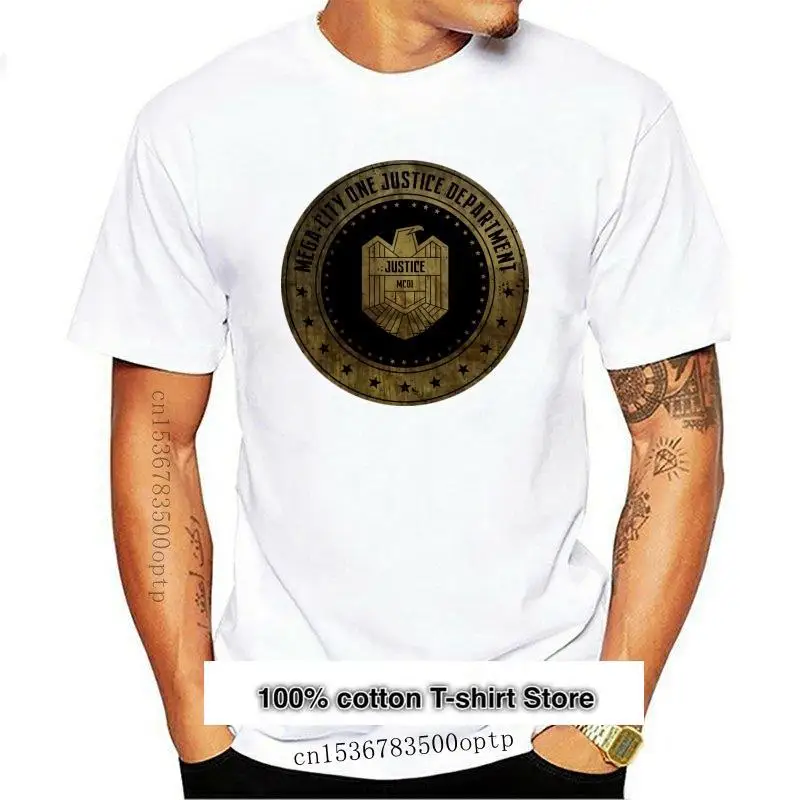

Camiseta de Judge Dredd, camisa con estampado de Mega City One, Judge, 4Xl, 5Xl, Xxxxl, Xxxxxl, nueva