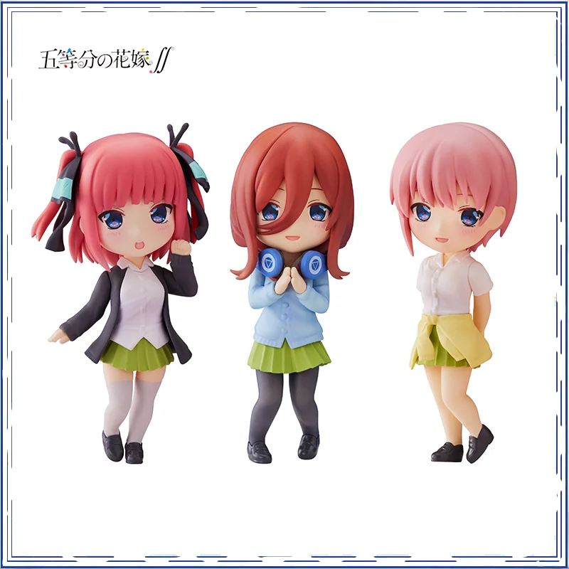

The Quintessential Quintuplets PM action figure Nakano Ichika Nakano Nino Nakano Miku Brand new genuine Q-version In shelf