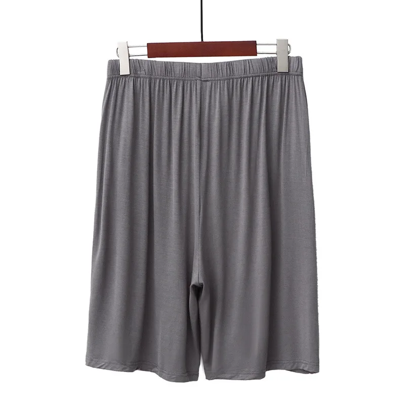

Sleep Bottoms ModaL For Man Summer Casual Loose Breathable Sleep Shorts Plus Size Thin Pajama Pants Men Lounge Wear