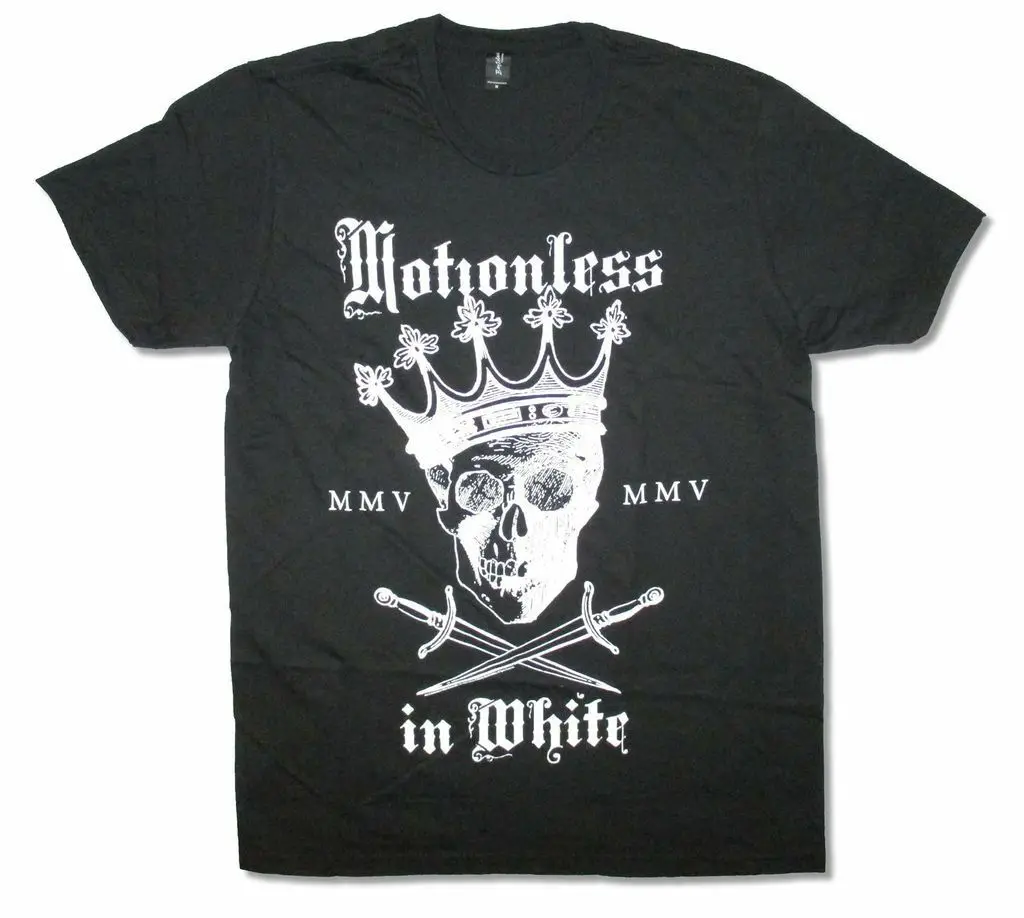 

Motionless In White Crown Black T Shirt New Adult