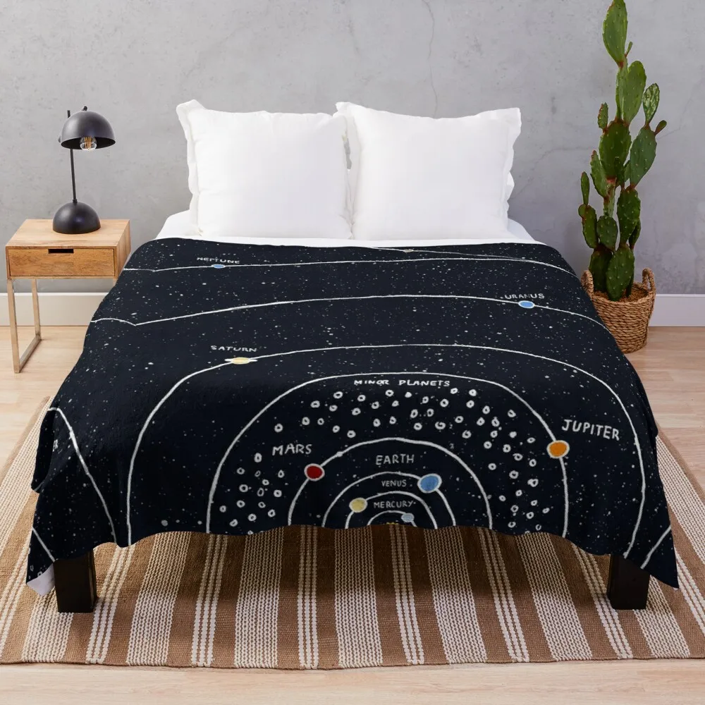 

Solar System Throw Blanket Blankets For Sofas