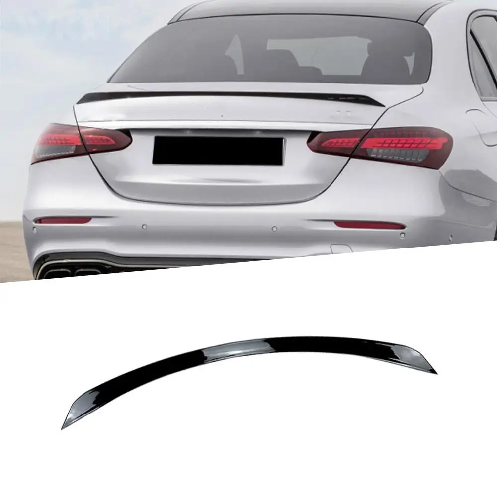 

ABS Material Rear Trunk Spoiler Boot Lip Wing Spoiler For Mercedes Benz E Class W213 E250 E300 E43 E63 AMG Sedan 4Door