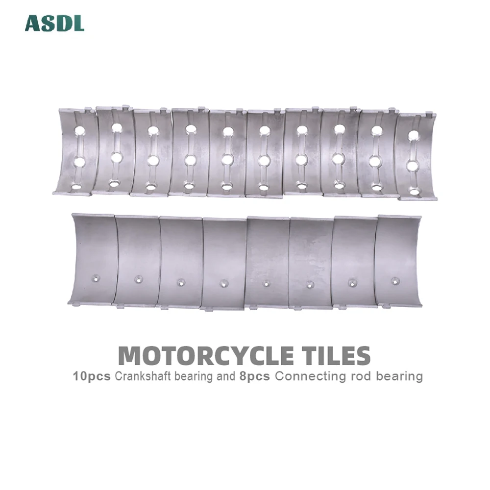 Motorcycle Crankshaft Tile & Connect Rod Bearing Set SDT +25 +50 For Honda CBR600RR F5 CBR600 2003-2018 CBR650F CBR650 2014-2018