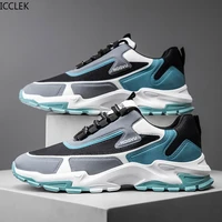 2022 spring new mens korean version of the tide shoes fashion casual running shoes outdoor sports shoes