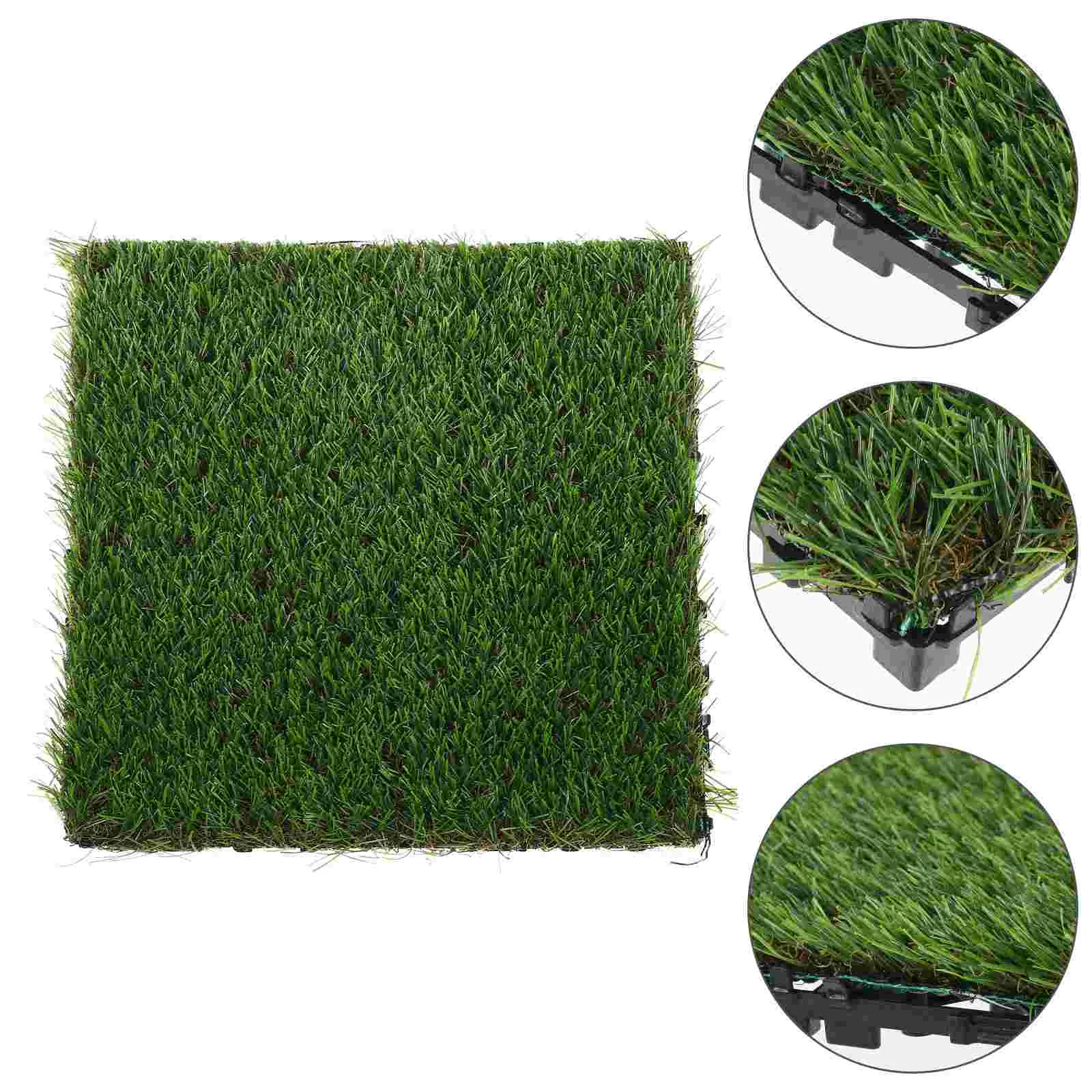 

Fake Grass Tile Artificial Grass Outdoor Flooring Interlocking Flooring Grass Patio Decor