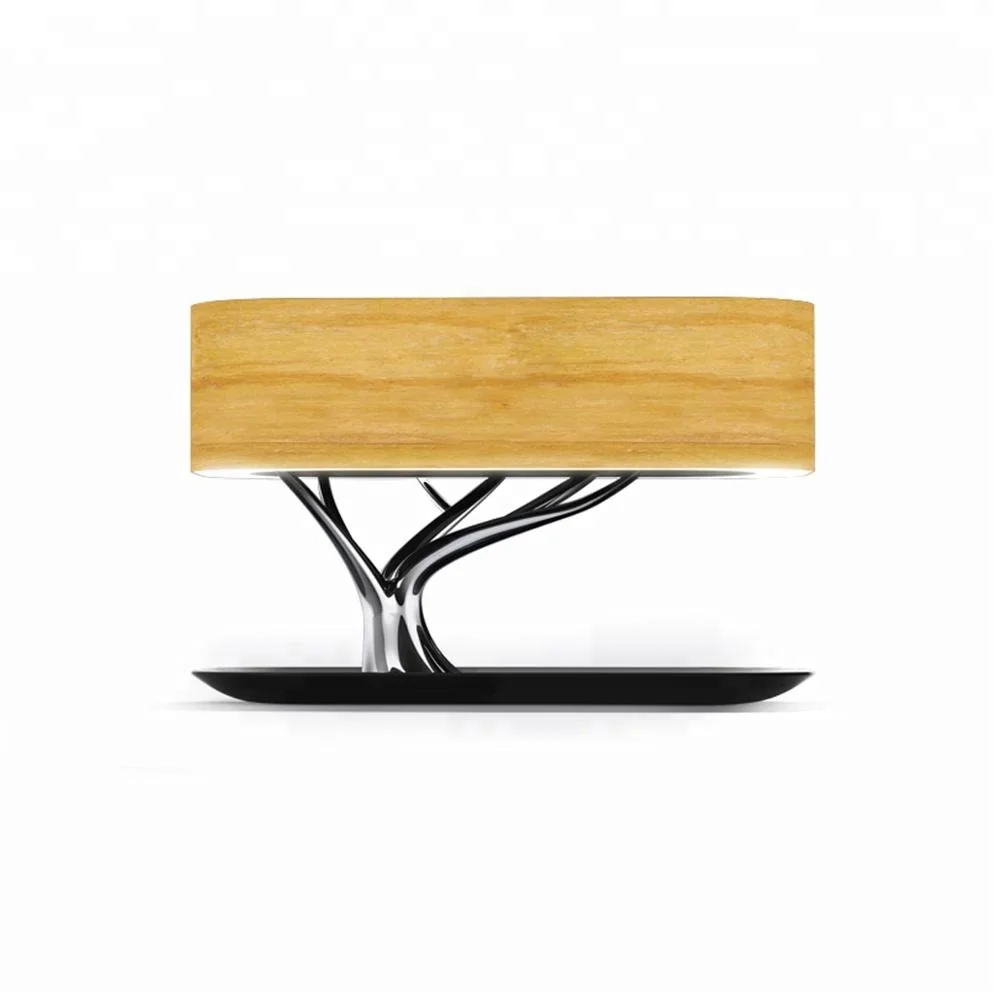 

trending products 2021 new arrival Light of the tree new technology fast wireless charger with speaker and night lamp