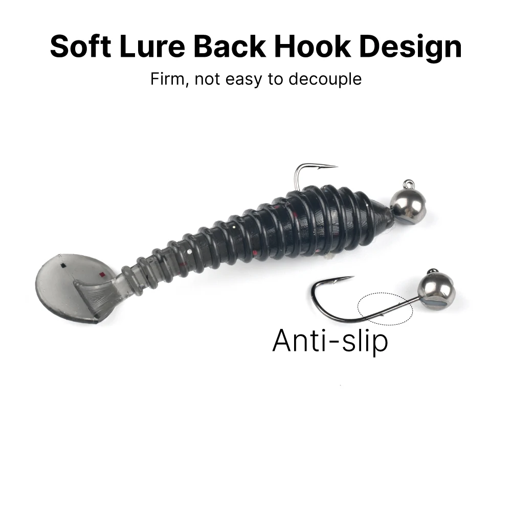 MUUNN 20PCS  1g/1.5g/2g/2.5g/3g Tungsten Jig Head Rockfish Lure MANTIS AJING Soft  Fishing Ajing Hooks Double barbs Hook For