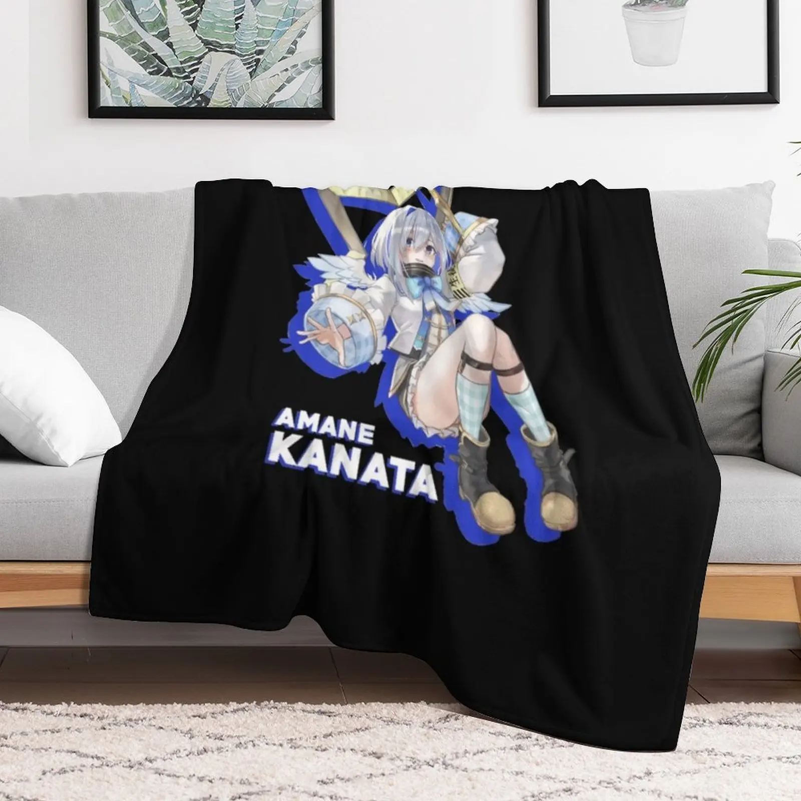 Hololive - одеяло Amane Kanata для малышей индивидуальный подарок дорожная кровать модные