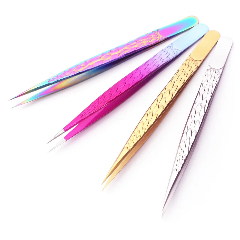 

Точный Пинцет для накладных ресниц, инструмент для наращивания отдельных прямых ресниц, зажим для бровей, щипцы, товары для макияжа ногтей