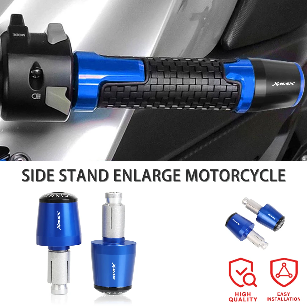 

Motorcycle Handle Bar Ends 78'' 22MM Handlebar Grips Cap Anti Vibration Silder Plug For Scooter YAMAHA XMAX125/200/250/300/400