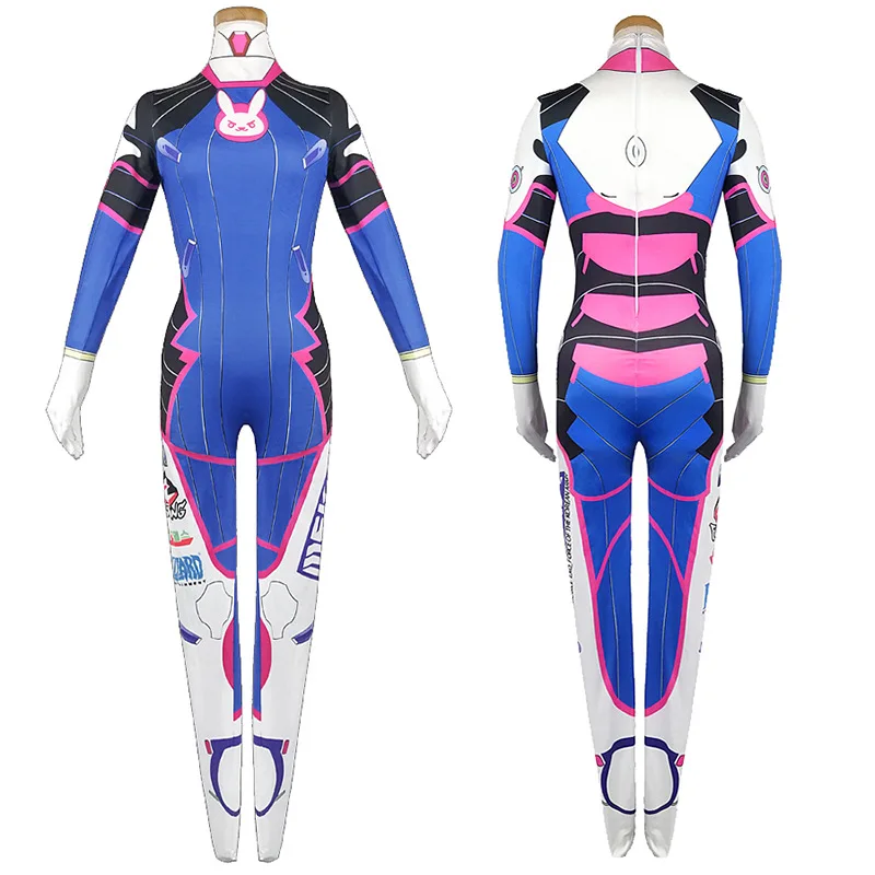 D.Va Cosplay Costume Dva Set Song Hana Siamese Cos Costume Tights Woman's Halloween Party Costume Dva Cosplay Costume