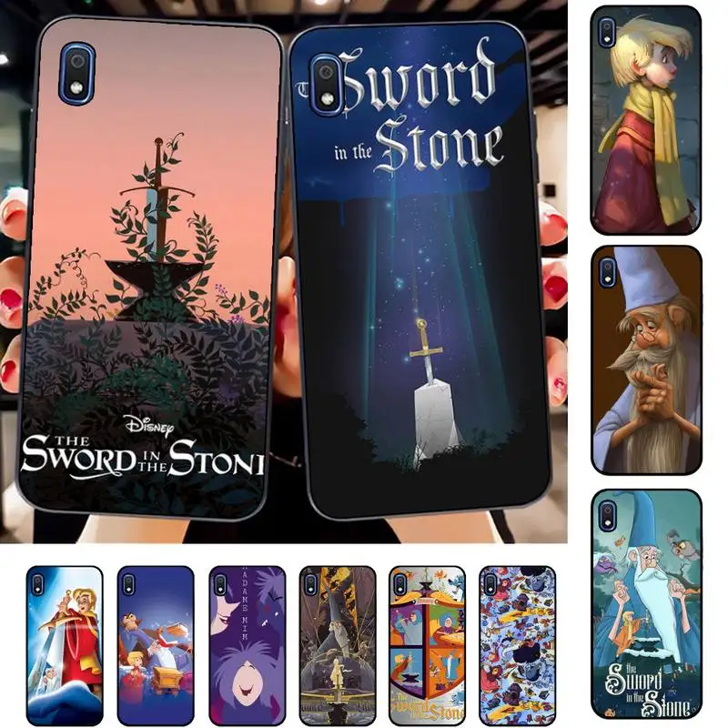 

Disney Sword in the Stone Phone Case for Samsung A51 01 50 71 21S 70 31 40 30 10 20 S E 11 91 A7 A8 2018