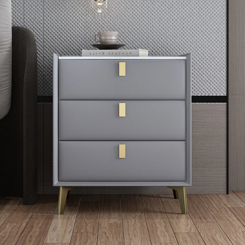 

Small Wooden Nightstand Dresser Modern Mobile Luxury Nordic Bed Side Table Space Saving Drawers Tables De Nuit Home Furniture